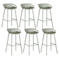 Modern Style Bar Stool Metal Counter Bar Stool with Metal Legs for Home Clearhalo 'Bar Furniture' 'Bar Stools' 'bar_stools' 'furn' 'furn_bar_stools' 'Furniture' 'furniture_bar_stools' 'Kitchen & Dining Furniture' 5002799