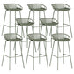 Modern Style Bar Stool Metal Counter Bar Stool with Metal Legs for Home Clearhalo 'Bar Furniture' 'Bar Stools' 'bar_stools' 'furn' 'furn_bar_stools' 'Furniture' 'furniture_bar_stools' 'Kitchen & Dining Furniture' 5002801