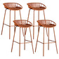 Modern Style Bar Stool Metal Counter Bar Stool with Metal Legs for Home Clearhalo 'Bar Furniture' 'Bar Stools' 'bar_stools' 'furn' 'furn_bar_stools' 'Furniture' 'furniture_bar_stools' 'Kitchen & Dining Furniture' 5002805