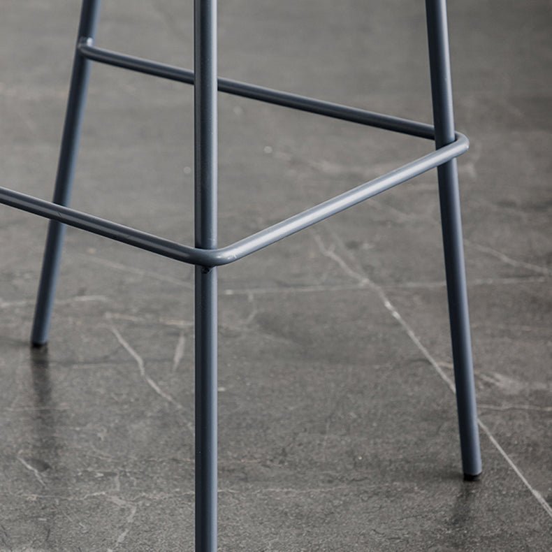Modern Style Bar Stool Metal Counter Bar Stool with Metal Legs for Home Clearhalo 'Bar Furniture' 'Bar Stools' 'bar_stools' 'furn' 'furn_bar_stools' 'Furniture' 'furniture_bar_stools' 'Kitchen & Dining Furniture' 5002810