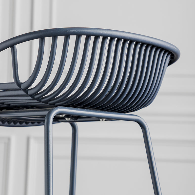 Modern Style Bar Stool Metal Counter Bar Stool with Metal Legs for Home Clearhalo 'Bar Furniture' 'Bar Stools' 'bar_stools' 'furn' 'furn_bar_stools' 'Furniture' 'furniture_bar_stools' 'Kitchen & Dining Furniture' 5002812