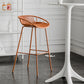 Modern Style Bar Stool Metal Counter Bar Stool with Metal Legs for Home Clearhalo 'Bar Furniture' 'Bar Stools' 'bar_stools' 'furn' 'furn_bar_stools' 'Furniture' 'furniture_bar_stools' 'Kitchen & Dining Furniture' 5002814