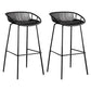Modern Style Bar Stool Metal Counter Bar Stool with Metal Legs for Home Clearhalo 'Bar Furniture' 'Bar Stools' 'bar_stools' 'furn' 'furn_bar_stools' 'Furniture' 'furniture_bar_stools' 'Kitchen & Dining Furniture' 5002819