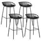 Modern Style Bar Stool Metal Counter Bar Stool with Metal Legs for Home Clearhalo 'Bar Furniture' 'Bar Stools' 'bar_stools' 'furn' 'furn_bar_stools' 'Furniture' 'furniture_bar_stools' 'Kitchen & Dining Furniture' 5002820