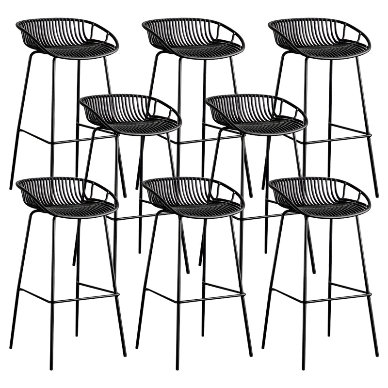 Modern Style Bar Stool Metal Counter Bar Stool with Metal Legs for Home Clearhalo 'Bar Furniture' 'Bar Stools' 'bar_stools' 'furn' 'furn_bar_stools' 'Furniture' 'furniture_bar_stools' 'Kitchen & Dining Furniture' 5002822