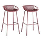 Modern Style Bar Stool Metal Counter Bar Stool with Metal Legs for Home Clearhalo 'Bar Furniture' 'Bar Stools' 'bar_stools' 'furn' 'furn_bar_stools' 'Furniture' 'furniture_bar_stools' 'Kitchen & Dining Furniture' 5002823