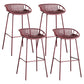 Modern Style Bar Stool Metal Counter Bar Stool with Metal Legs for Home Clearhalo 'Bar Furniture' 'Bar Stools' 'bar_stools' 'furn' 'furn_bar_stools' 'Furniture' 'furniture_bar_stools' 'Kitchen & Dining Furniture' 5002824