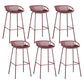 Modern Style Bar Stool Metal Counter Bar Stool with Metal Legs for Home Clearhalo 'Bar Furniture' 'Bar Stools' 'bar_stools' 'furn' 'furn_bar_stools' 'Furniture' 'furniture_bar_stools' 'Kitchen & Dining Furniture' 5002825