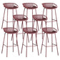 Modern Style Bar Stool Metal Counter Bar Stool with Metal Legs for Home Clearhalo 'Bar Furniture' 'Bar Stools' 'bar_stools' 'furn' 'furn_bar_stools' 'Furniture' 'furniture_bar_stools' 'Kitchen & Dining Furniture' 5002826
