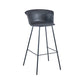 Industrial Style Bar-stool PU Leather Counter Bar Stool with Metal Legs Clearhalo 'Bar Furniture' 'Bar Stools' 'bar_stools' 'furn' 'furn_bar_stools' 'Furniture' 'furniture_bar_stools' 'Kitchen & Dining Furniture' 5002866