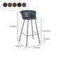 Industrial Style Bar-stool PU Leather Counter Bar Stool with Metal Legs Clearhalo 'Bar Furniture' 'Bar Stools' 'bar_stools' 'furn' 'furn_bar_stools' 'Furniture' 'furniture_bar_stools' 'Kitchen & Dining Furniture' 5002887