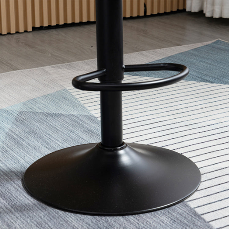 Contemporary Style Bar-stool Adjustable Counter Bar Stool with Metal Legs for Home Clearhalo 'Bar Furniture' 'Bar Stools' 'bar_stools' 'furn' 'furn_bar_stools' 'Furniture' 'furniture_bar_stools' 'Kitchen & Dining Furniture' 5002905