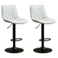 Contemporary Style Bar-stool Adjustable Counter Bar Stool with Metal Legs for Home Grey 2 Piece Set Bar Stool(31"H) Clearhalo 'Bar Furniture' 'Bar Stools' 'bar_stools' 'furn' 'furn_bar_stools' 'Furniture' 'furniture_bar_stools' 'Kitchen & Dining Furniture' 5002921