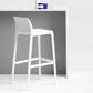 Contemporary Stackable Bar-stool Plastic Counter Bar Stool with Plastic Legs for Home Clearhalo 'Bar Furniture' 'Bar Stools' 'bar_stools' 'furn' 'furn_bar_stools' 'Furniture' 'furniture_bar_stools' 'Kitchen & Dining Furniture' 5002950
