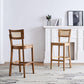Contemporary Bar-stool Wooden Counter Bar Stool with Wood Legs for Kitchen Clearhalo 'Bar Furniture' 'Bar Stools' 'bar_stools' 'furn' 'furn_bar_stools' 'Furniture' 'furniture_bar_stools' 'Kitchen & Dining Furniture' 5003029