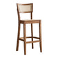 Contemporary Bar-stool Wooden Counter Bar Stool with Wood Legs for Kitchen Clearhalo 'Bar Furniture' 'Bar Stools' 'bar_stools' 'furn' 'furn_bar_stools' 'Furniture' 'furniture_bar_stools' 'Kitchen & Dining Furniture' 5003036