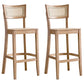 Contemporary Bar-stool Wooden Counter Bar Stool with Wood Legs for Kitchen Wood 2 Piece Set Clearhalo 'Bar Furniture' 'Bar Stools' 'bar_stools' 'furn' 'furn_bar_stools' 'Furniture' 'furniture_bar_stools' 'Kitchen & Dining Furniture' 5003049