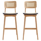 Contemporary Style Bar-stool Wooden Counter Bar Stool for Home Wood 2 Piece Set Clearhalo 'Bar Furniture' 'Bar Stools' 'bar_stools' 'furn' 'furn_bar_stools' 'Furniture' 'furniture_bar_stools' 'Kitchen & Dining Furniture' 5003055