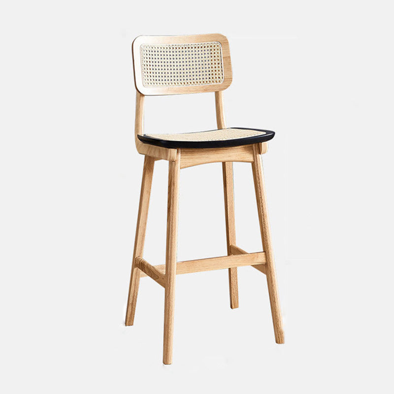 Contemporary Style Bar-stool Wooden Counter Bar Stool for Home Clearhalo 'Bar Furniture' 'Bar Stools' 'bar_stools' 'furn' 'furn_bar_stools' 'Furniture' 'furniture_bar_stools' 'Kitchen & Dining Furniture' 5003056