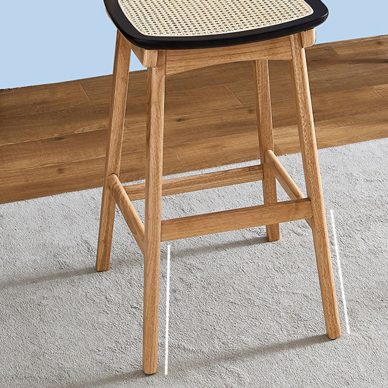 Contemporary Style Bar-stool Wooden Counter Bar Stool for Home Clearhalo 'Bar Furniture' 'Bar Stools' 'bar_stools' 'furn' 'furn_bar_stools' 'Furniture' 'furniture_bar_stools' 'Kitchen & Dining Furniture' 5003065