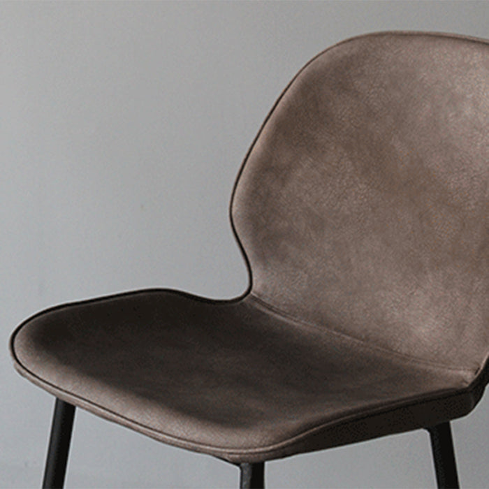 Industrial Style Bar-stool PU Leather Counter Bar Stool with Metal Legs for Kitchen Clearhalo 'Bar Furniture' 'Bar Stools' 'bar_stools' 'furn' 'furn_bar_stools' 'Furniture' 'furniture_bar_stools' 'Kitchen & Dining Furniture' 5003085