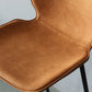 Industrial Style Bar-stool PU Leather Counter Bar Stool with Metal Legs for Kitchen Clearhalo 'Bar Furniture' 'Bar Stools' 'bar_stools' 'furn' 'furn_bar_stools' 'Furniture' 'furniture_bar_stools' 'Kitchen & Dining Furniture' 5003086
