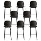 Industrial Style Bar-stool PU Leather Counter Bar Stool with Metal Legs for Kitchen Dark Gray 8 Piece Set Clearhalo 'Bar Furniture' 'Bar Stools' 'bar_stools' 'furn' 'furn_bar_stools' 'Furniture' 'furniture_bar_stools' 'Kitchen & Dining Furniture' 5003088