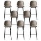 Industrial Style Bar-stool PU Leather Counter Bar Stool with Metal Legs for Kitchen Light Gray 8 Piece Set Clearhalo 'Bar Furniture' 'Bar Stools' 'bar_stools' 'furn' 'furn_bar_stools' 'Furniture' 'furniture_bar_stools' 'Kitchen & Dining Furniture' 5003100
