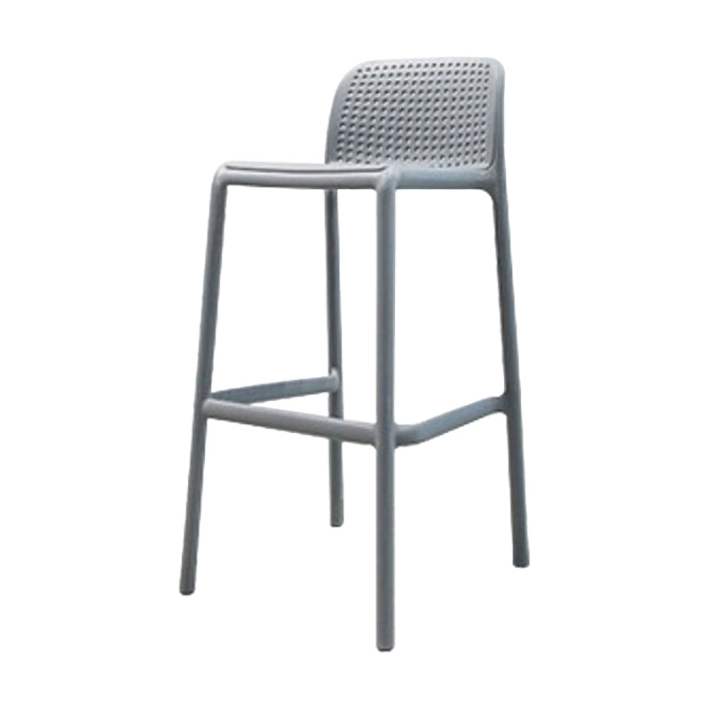Contemporary Bar-stool Plastic Counter Bar Stool with Plastic Legs for Home Clearhalo 'Bar Furniture' 'Bar Stools' 'bar_stools' 'furn' 'furn_bar_stools' 'Furniture' 'furniture_bar_stools' 'Kitchen & Dining Furniture' 5003112
