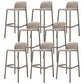 Contemporary Bar-stool Plastic Counter Bar Stool with Plastic Legs for Home 8 Piece Set Clearhalo 'Bar Furniture' 'Bar Stools' 'bar_stools' 'furn' 'furn_bar_stools' 'Furniture' 'furniture_bar_stools' 'Kitchen & Dining Furniture' 5003118