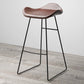 Industrial Style Bar-stool PU Leather Counter Bar Stool with Metal Legs for Home Clearhalo 'Bar Furniture' 'Bar Stools' 'bar_stools' 'furn' 'furn_bar_stools' 'Furniture' 'furniture_bar_stools' 'Kitchen & Dining Furniture' 5003146