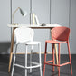 Contemporary Style Bar-stool Plastic Counter Bar Stool with Plastic Legs for Home Clearhalo 'Bar Furniture' 'Bar Stools' 'bar_stools' 'furn' 'furn_bar_stools' 'Furniture' 'furniture_bar_stools' 'Kitchen & Dining Furniture' 5003171