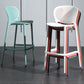 Contemporary Style Bar-stool Plastic Counter Bar Stool with Plastic Legs for Home Clearhalo 'Bar Furniture' 'Bar Stools' 'bar_stools' 'furn' 'furn_bar_stools' 'Furniture' 'furniture_bar_stools' 'Kitchen & Dining Furniture' 5003173