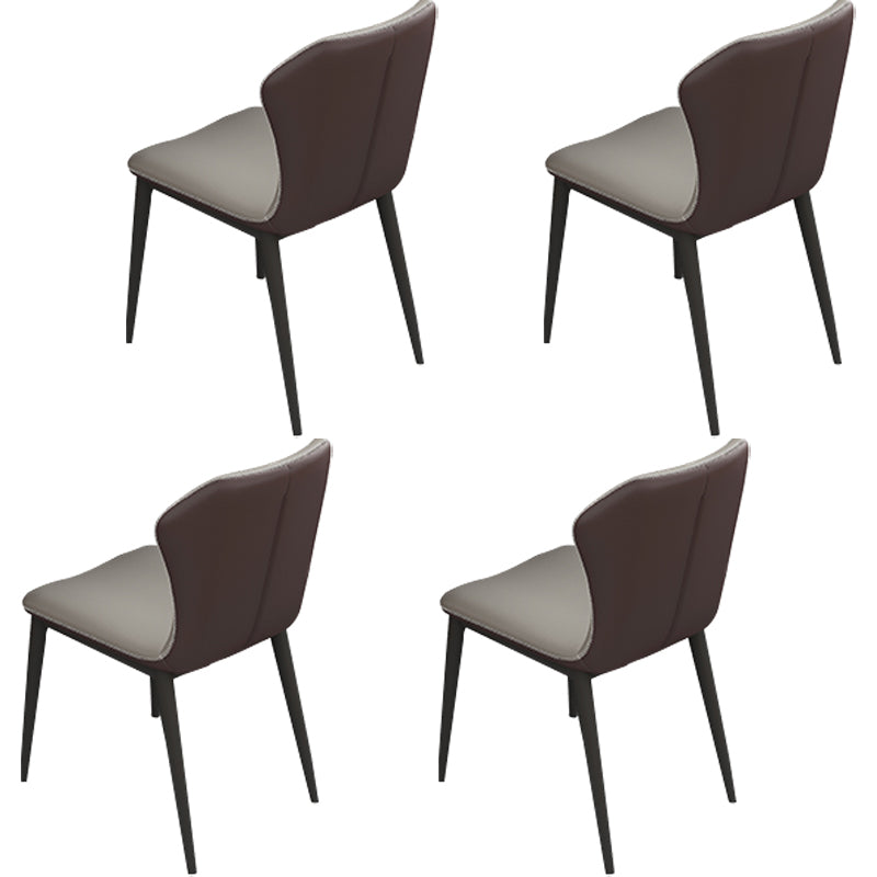 Modern Stone Dining Table Set 1/4/5/7 Pieces Dining Set for Home Use 4 Beige Chairs Clearhalo 'Dining Room Sets' 'Dining Tables & Seating' 'dining_room_set' 'furn' 'furn_dining_room_set' 'Furniture' 'furniture_dining_room_set' 'Kitchen & Dining Furniture' 5003697