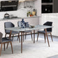 Modern Style Sintered Stone Top Dining Set 1/4/5/7 Pieces Dining Table with Chairs Clearhalo 'Dining Room Sets' 'Dining Tables & Seating' 'dining_room_set' 'furn' 'furn_dining_room_set' 'Furniture' 'furniture_dining_room_set' 'Kitchen & Dining Furniture' 5003716