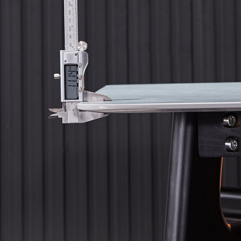 Modern Ash Wood Dinette Set 1/2/5/7 Pieces Rectangle Sintered Stone Top Dining Table Set Clearhalo 'Dining Room Sets' 'Dining Tables & Seating' 'dining_room_set' 'furn' 'furn_dining_room_set' 'Furniture' 'furniture_dining_room_set' 'Kitchen & Dining Furniture' 5003785