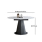 Modern Round Stone Dining Table Set 1/2/5/7 Pieces Dining Set for Home Use Clearhalo 'Dining Room Sets' 'Dining Tables & Seating' 'dining_room_set' 'furn' 'furn_dining_room_set' 'Furniture' 'furniture_dining_room_set' 'Kitchen & Dining Furniture' 5003807