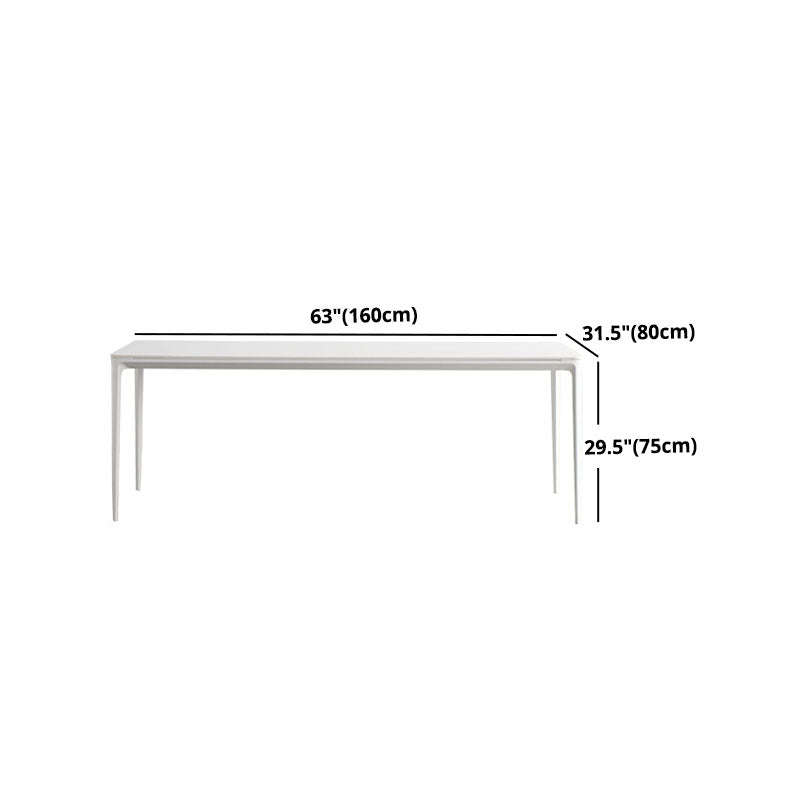 Designer Style Sintered Stone Top Dining Set 1/4/5/6/7 Pieces Dining Table with Chairs Clearhalo 'Dining Room Sets' 'Dining Tables & Seating' 'dining_room_set' 'furn' 'furn_dining_room_set' 'Furniture' 'furniture_dining_room_set' 'Kitchen & Dining Furniture' 5003824