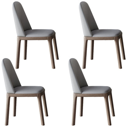 Modern Rectangle Wood Dining Table Set 1/4/5/7 Pieces Dining Set for Home Use 4 Grey Chairs Clearhalo 'Dining Room Sets' 'Dining Tables & Seating' 'dining_room_set' 'furn' 'furn_dining_room_set' 'Furniture' 'furniture_dining_room_set' 'Kitchen & Dining Furniture' 5003830