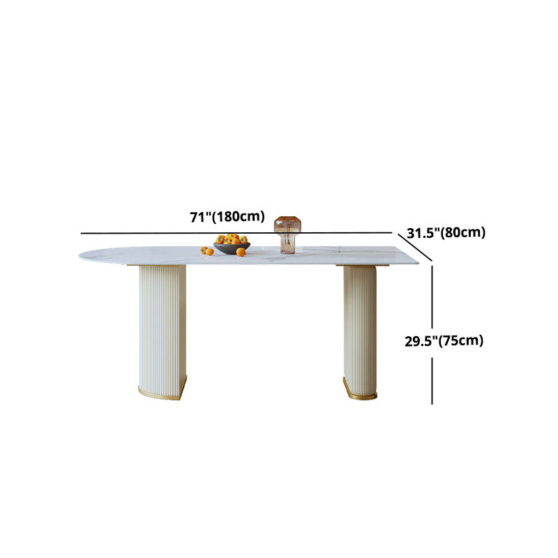 1/2/3/5 Pcs Dining Table Set with Chair Sintered Stone Dining Table Set Clearhalo 'Dining Room Sets' 'Dining Tables & Seating' 'dining_room_set' 'furn' 'furn_dining_room_set' 'Furniture' 'furniture_dining_room_set' 'Kitchen & Dining Furniture' 5003925
