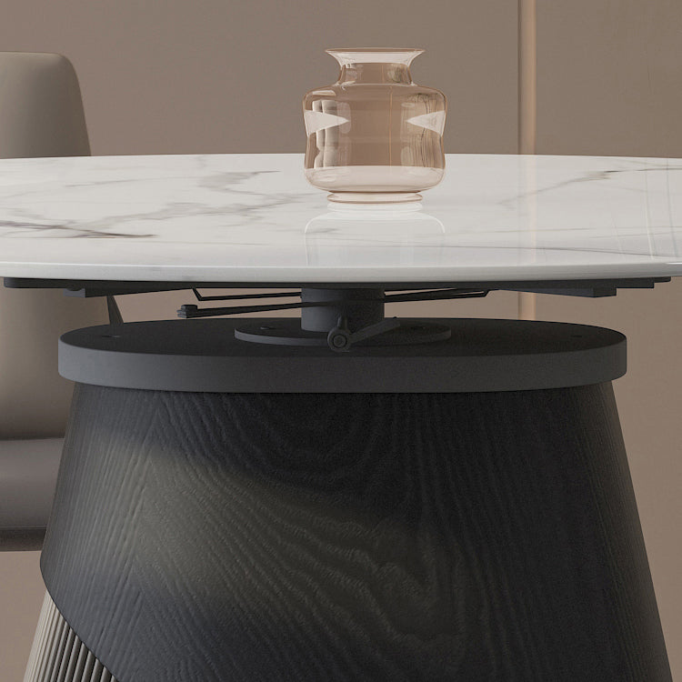 Modern Sintered Stone Dining Table Set 1/2/4/5 Pieces Dining Set for Home Use Clearhalo 'Dining Room Sets' 'Dining Tables & Seating' 'dining_room_set' 'furn' 'furn_dining_room_set' 'Furniture' 'furniture_dining_room_set' 'Kitchen & Dining Furniture' 5003936