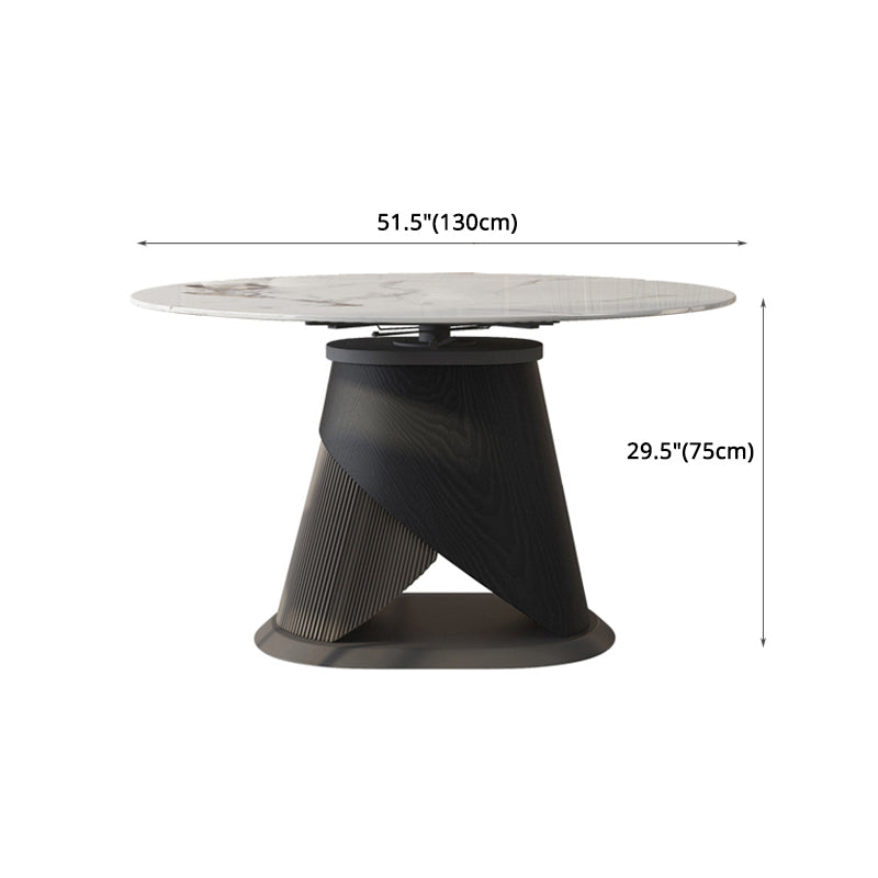 Modern Sintered Stone Dining Table Set 1/2/4/5 Pieces Dining Set for Home Use Clearhalo 'Dining Room Sets' 'Dining Tables & Seating' 'dining_room_set' 'furn' 'furn_dining_room_set' 'Furniture' 'furniture_dining_room_set' 'Kitchen & Dining Furniture' 5003945