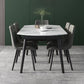 Modern Scalable Dinette Set 1/4/5/6 Pieces Round Sintered Stone Top Dining Table Set Clearhalo 'Dining Room Sets' 'Dining Tables & Seating' 'dining_room_set' 'furn' 'furn_dining_room_set' 'Furniture' 'furniture_dining_room_set' 'Kitchen & Dining Furniture' 5003963