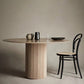 Round Pedestal Modern Dining Table Wood Color Fixed Table with Solid Wood 47.2"L x 47.2"W x 29.5"H Without Chairs Clearhalo 'Dining Tables & Seating' 'Dining Tables' 'dining_table' 'furn' 'furn_dining_table' 'Furniture' 'furniture_dining_table' 'Kitchen & Dining Furniture' 'kitchen' 'kitchen_dining_table' 5004064
