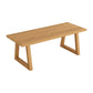 Modern Style Dining Table Rectangle Solid Wood Dining Table with Sled Base Clearhalo 'Dining Tables & Seating' 'Dining Tables' 'dining_table' 'furn' 'furn_dining_table' 'Furniture' 'furniture_dining_table' 'Kitchen & Dining Furniture' 'kitchen' 'kitchen_dining_table' 5004128