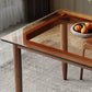 Modern Glass Dining Table Solid Wood Dining Table for Dining Room Clearhalo 'Dining Tables & Seating' 'Dining Tables' 'dining_table' 'furn' 'furn_dining_table' 'Furniture' 'furniture_dining_table' 'Kitchen & Dining Furniture' 'kitchen' 'kitchen_dining_table' 5004160