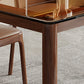 Modern Glass Dining Table Solid Wood Dining Table for Dining Room Clearhalo 'Dining Tables & Seating' 'Dining Tables' 'dining_table' 'furn' 'furn_dining_table' 'Furniture' 'furniture_dining_table' 'Kitchen & Dining Furniture' 'kitchen' 'kitchen_dining_table' 5004161