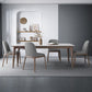 Medieval Modern Sintered Stone Dining Table Rectangle Table with Wooden 4 Legs Clearhalo 'Dining Tables & Seating' 'Dining Tables' 'dining_table' 'furn' 'furn_dining_table' 'Furniture' 'furniture_dining_table' 'Kitchen & Dining Furniture' 'kitchen' 'kitchen_dining_table' 5004266