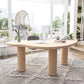 Modern Solid Wood Dining Table 3 Legs Dining Table for Dining Room Clearhalo 'Dining Tables & Seating' 'Dining Tables' 'dining_table' 'furn' 'furn_dining_table' 'Furniture' 'furniture_dining_table' 'Kitchen & Dining Furniture' 'kitchen' 'kitchen_dining_table' 5004282