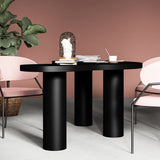 Modern Solid Wood Dining Table 3 Legs Dining Table for Dining Room Clearhalo 'Dining Tables & Seating' 'Dining Tables' 'dining_table' 'furn' 'furn_dining_table' 'Furniture' 'furniture_dining_table' 'Kitchen & Dining Furniture' 'kitchen' 'kitchen_dining_table' 5004285